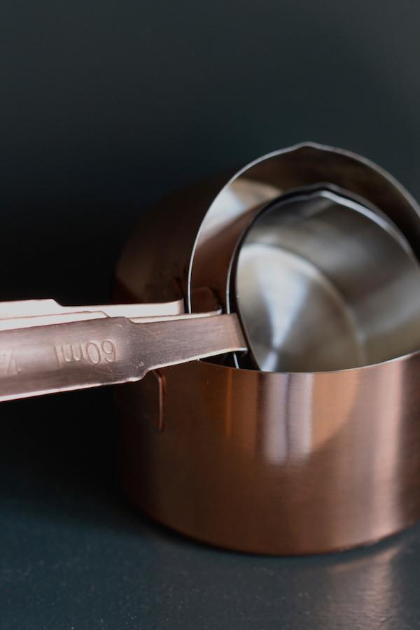 COPPER MEASURING CUPS SET - BOX BOSS