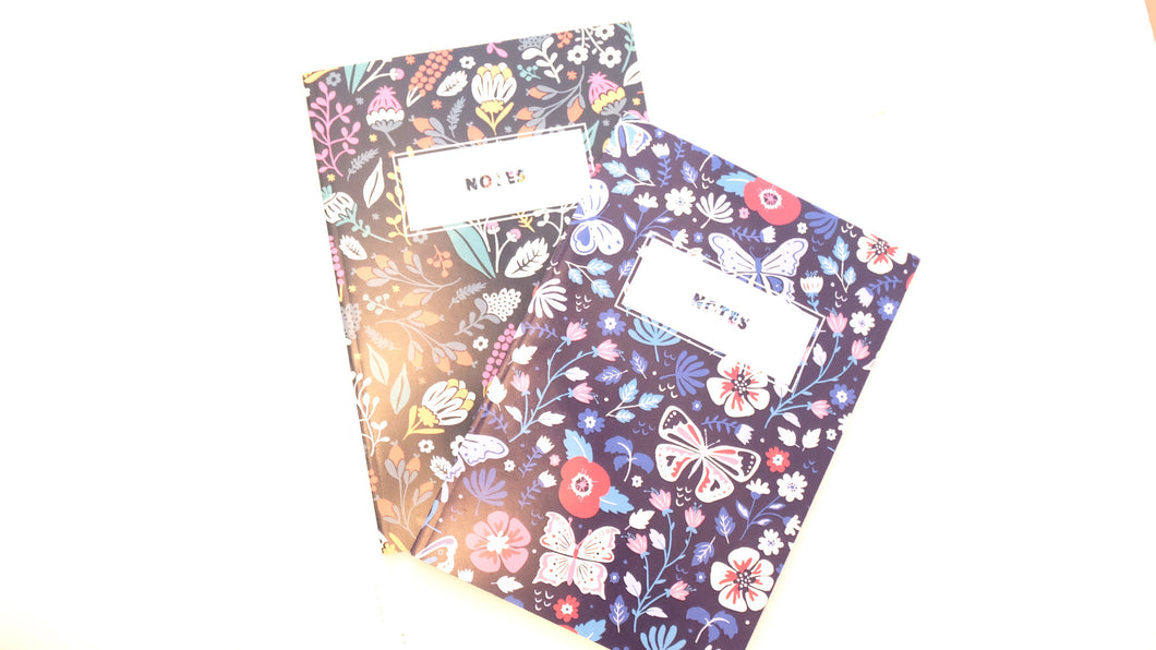 NOTEBOOK SET (x2) | Floral - BOX BOSS