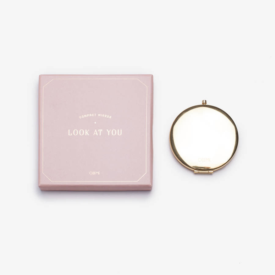 COMPACT MIRROR | Gold - BOX BOSS